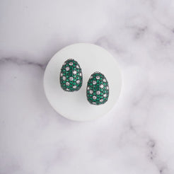 Kamari Earrings - Green