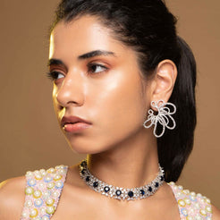 Kamya Earrrings - White