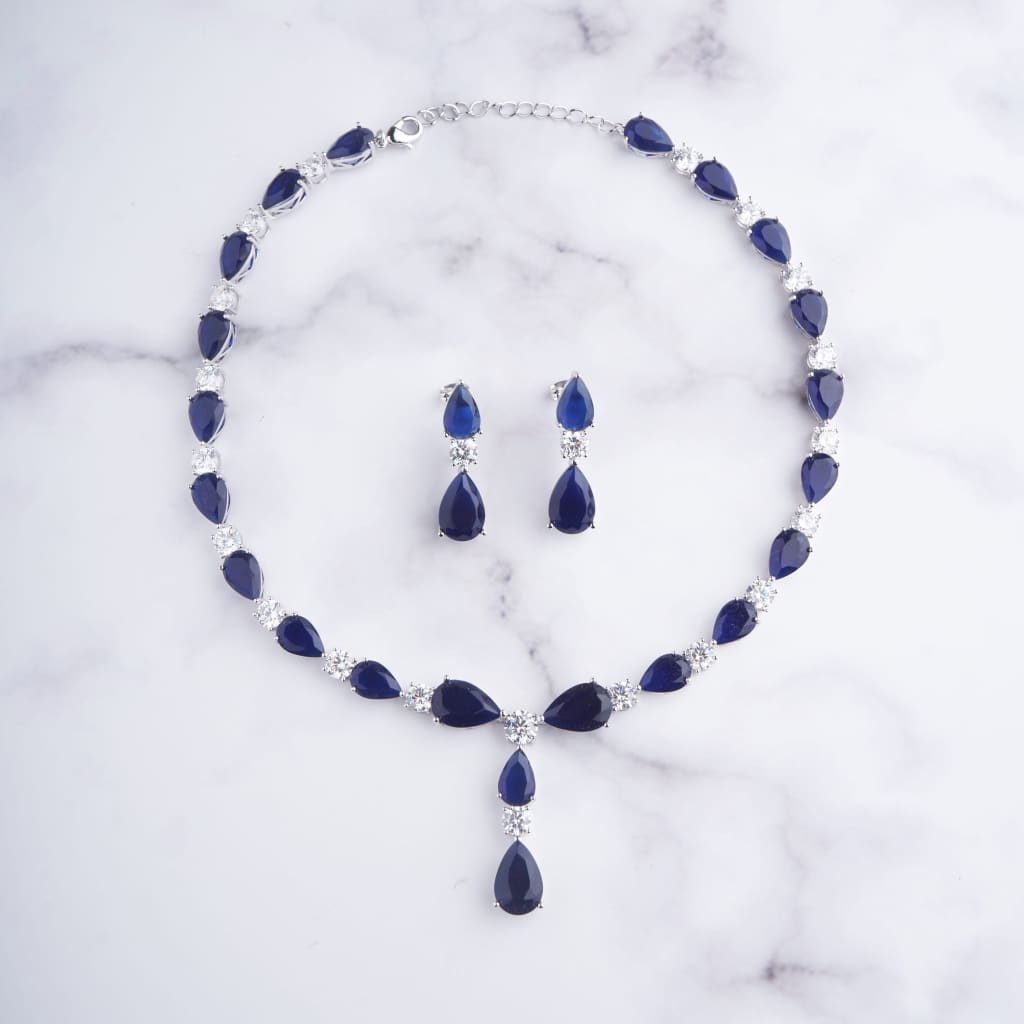 Kara Necklace - Blue