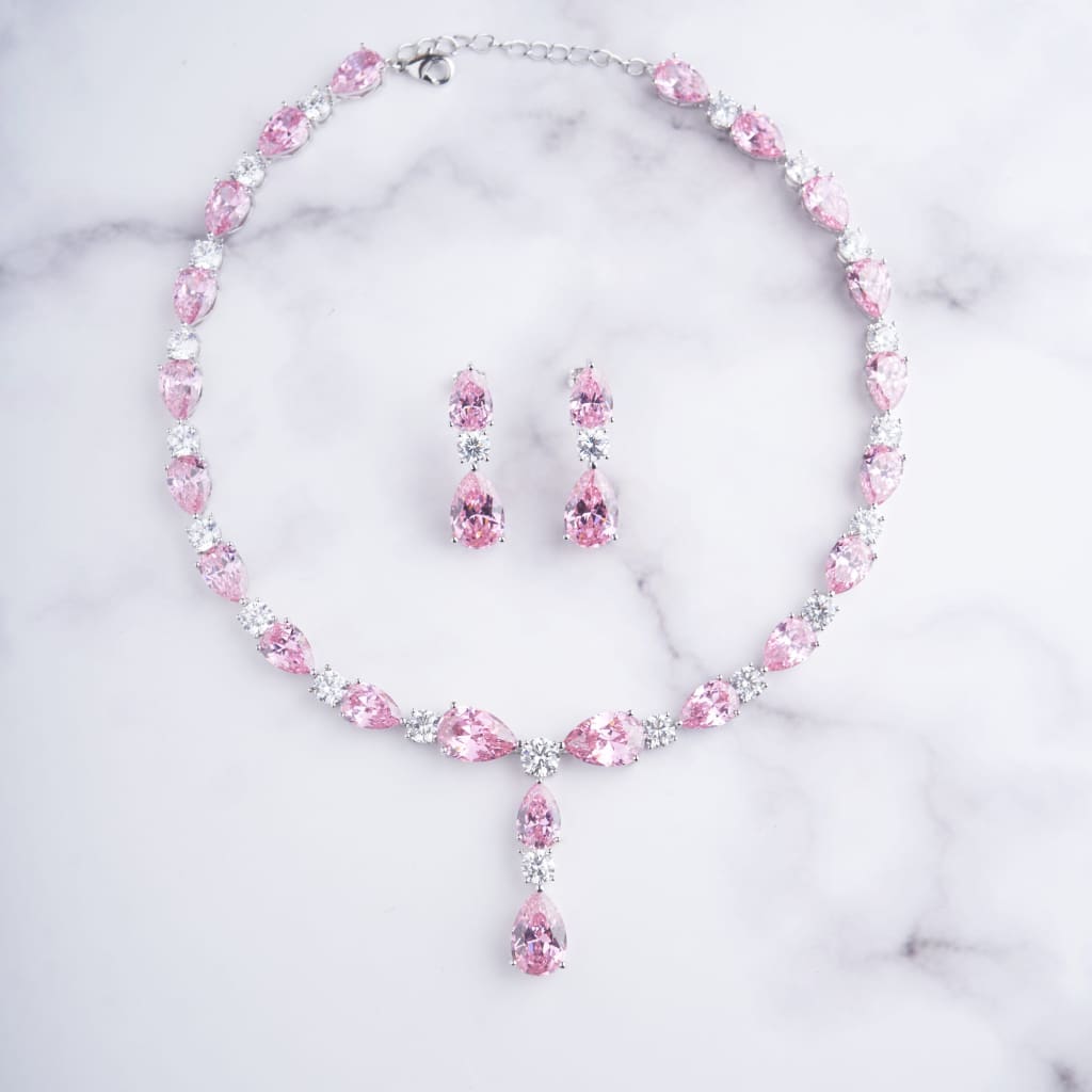 Kara Necklace - Pink