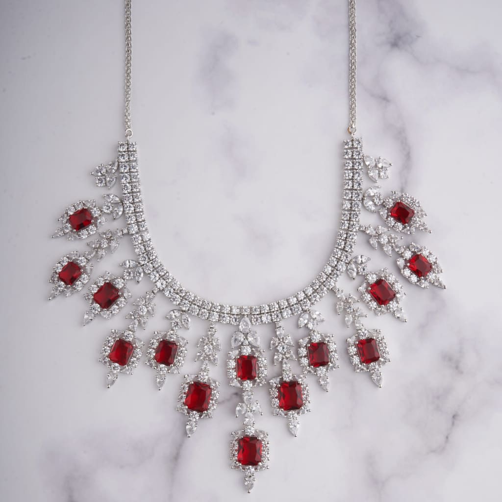 Kiyana Necklace - Red