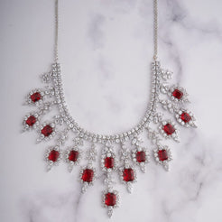 Kiyana Necklace - Red