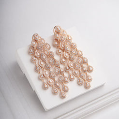 Kristella Earrings - Rose