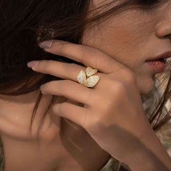 Leaf Ring - Gold / US 6