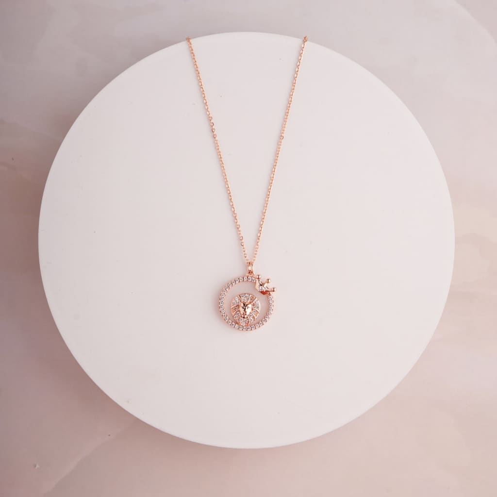 Leo Zodiac Chain - Rose