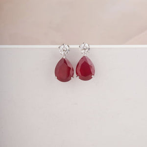 Liara Earrings - Red