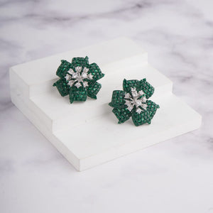 Liliane Earrings - Green