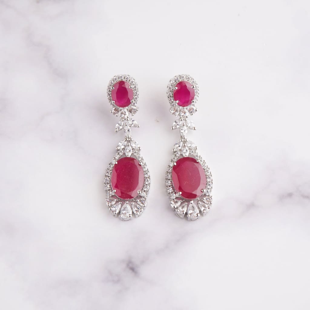 Luminary Earrings - Red