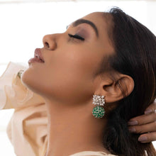 Load image into Gallery viewer, Mannat Earrings - Green
