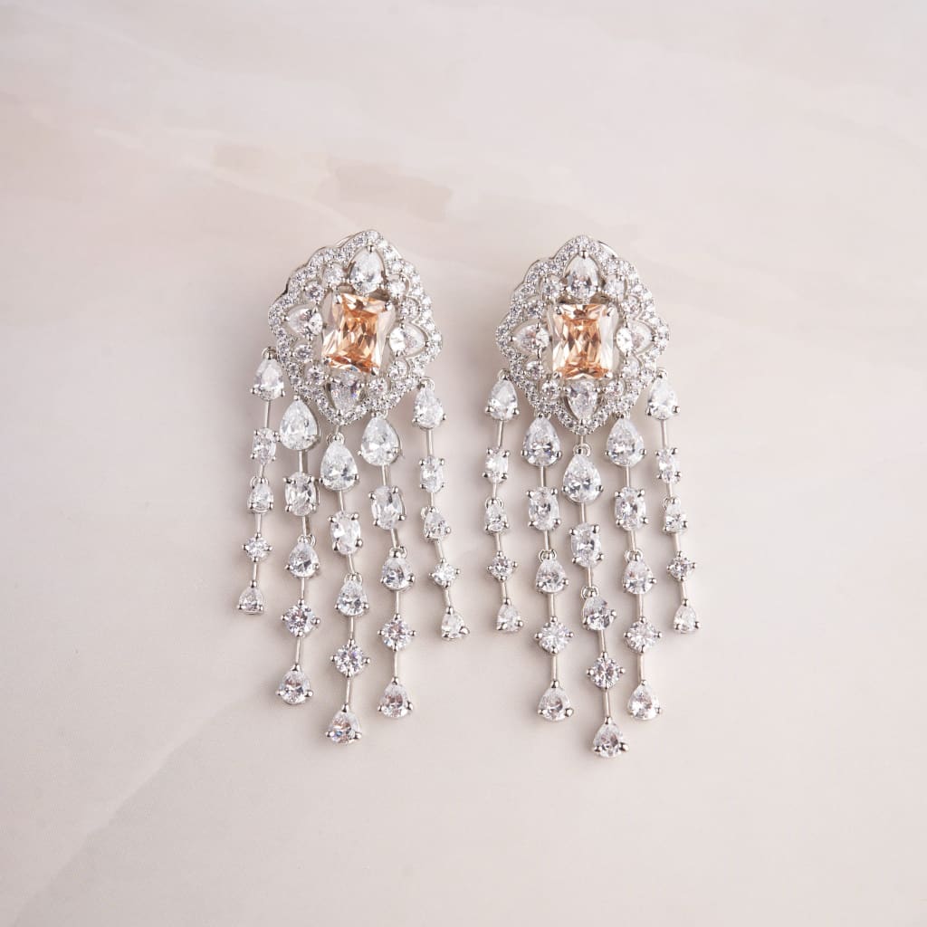 Manvi Earrings - Yellow