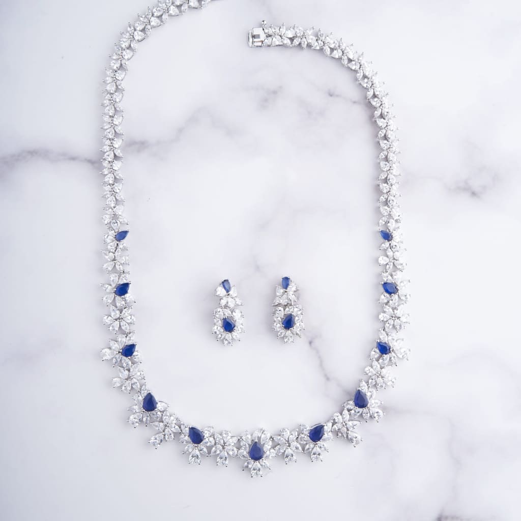 Margaux Necklace - Blue