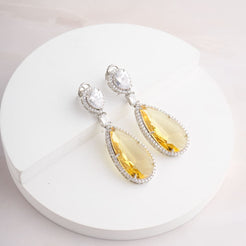 Maribel Earrings - Yellow