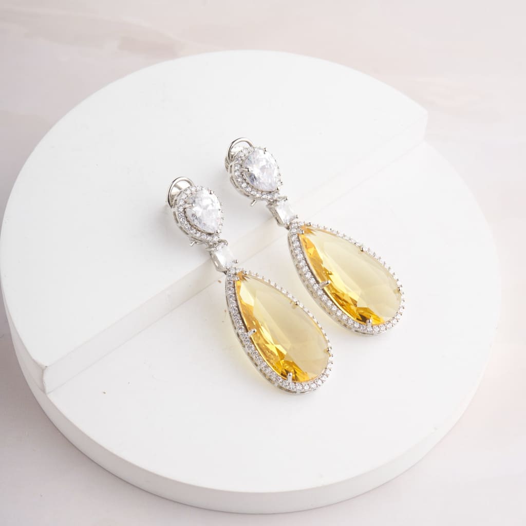 Maribel Earrings - Yellow