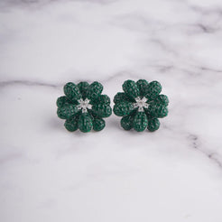 Marilla Earrings - Green