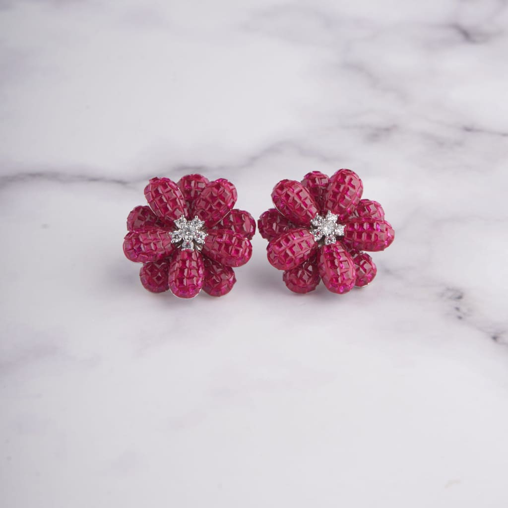 Marilla Earrings - Red