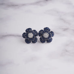 Mayrose Earrings - Blue