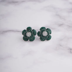 Mayrose Earrings - Green