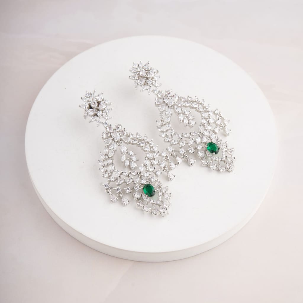 Mirai Earrings - Green