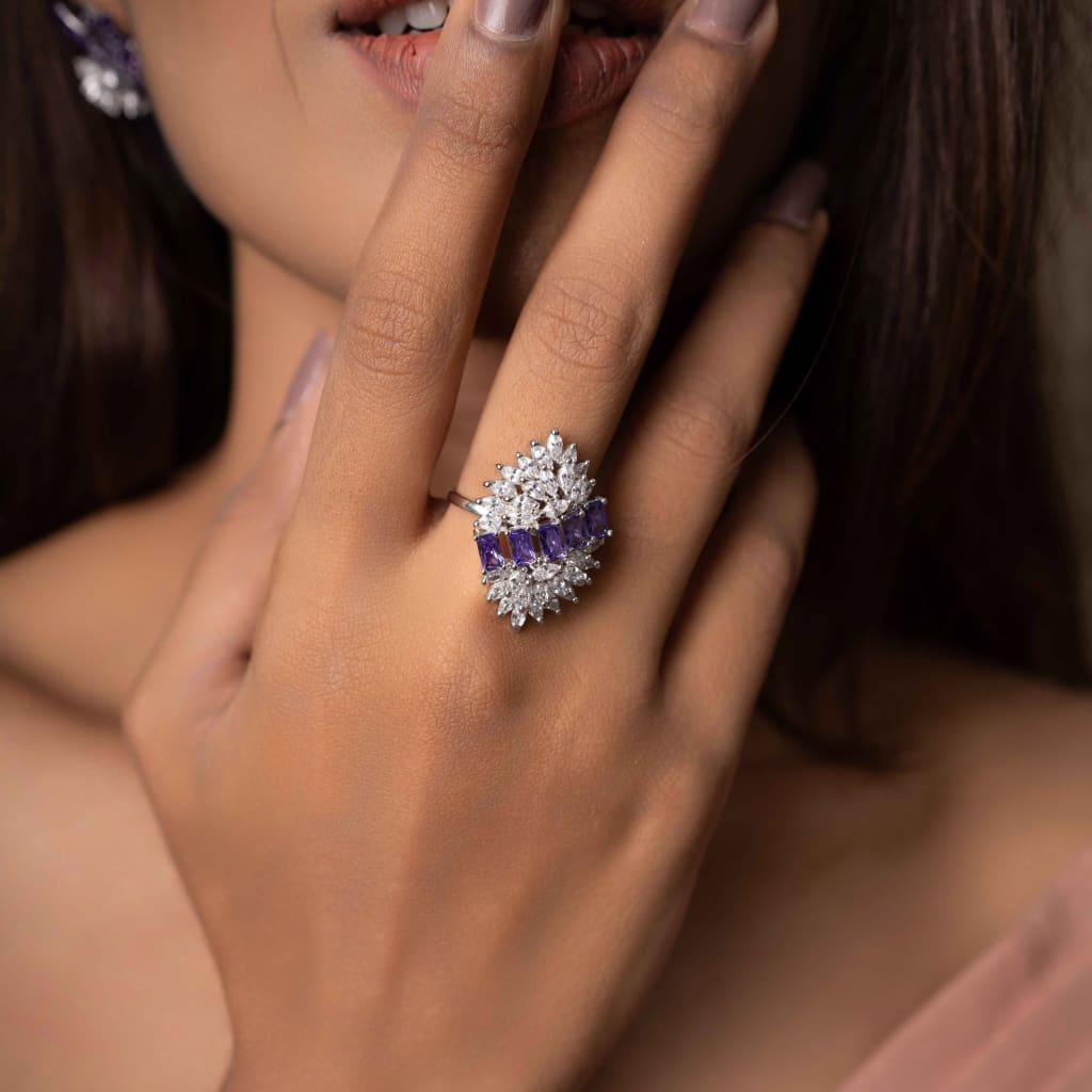 Nasrin Ring - Purple