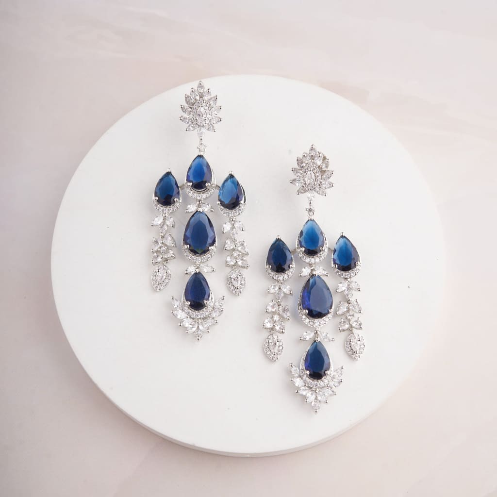 Neana Earrings - Blue