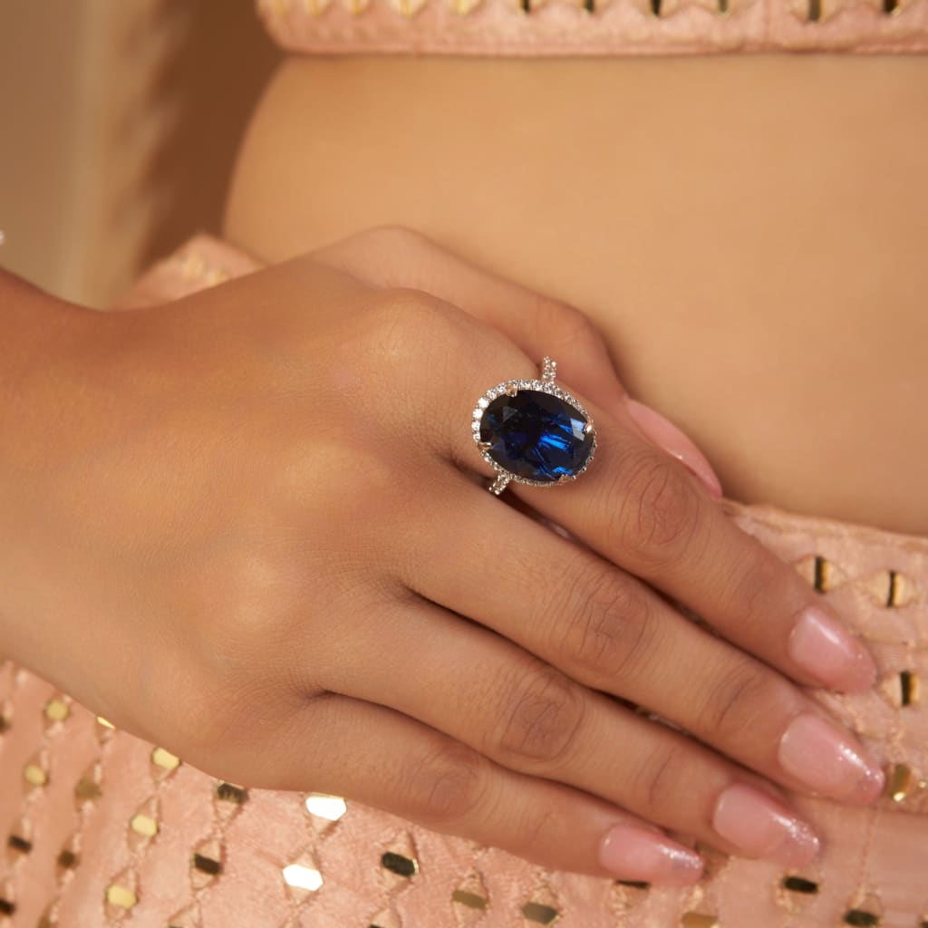 Neha Ring - Blue