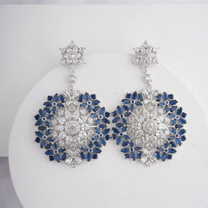 Nihara Earrings - Blue