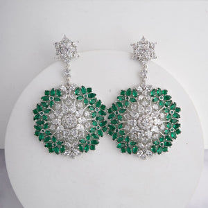 Nihara Earrings - Green