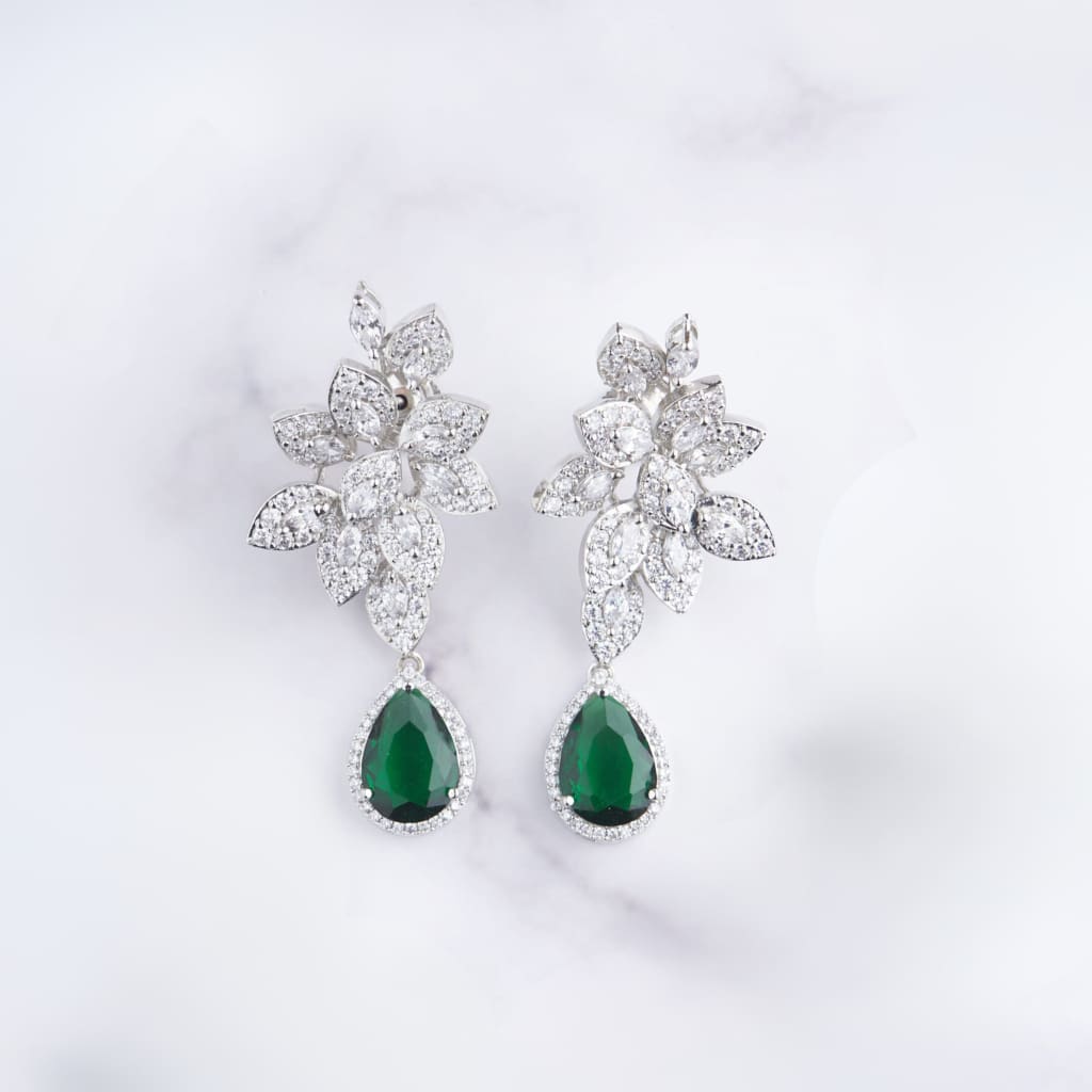 Noa Earrings - Green