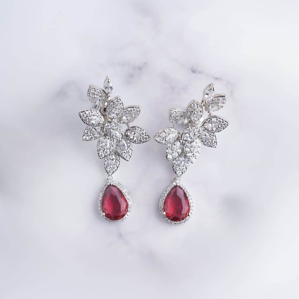 Noa Earrings - Red