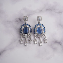 Noreen Earrings - Blue