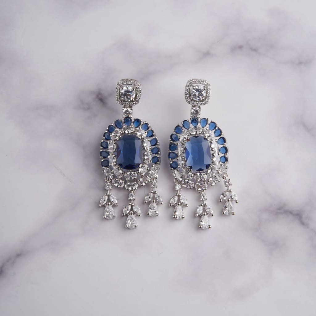 Noreen Earrings - Blue