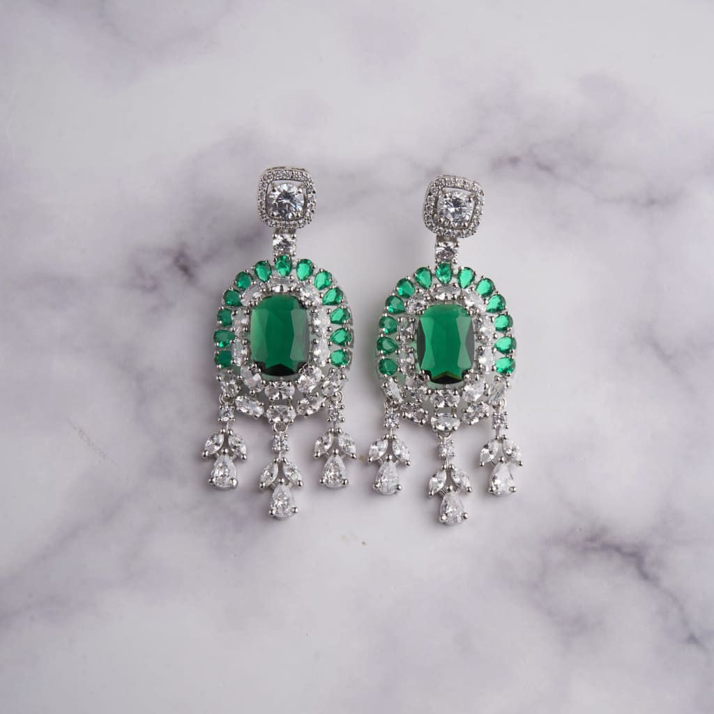 Noreen Earrings - Green