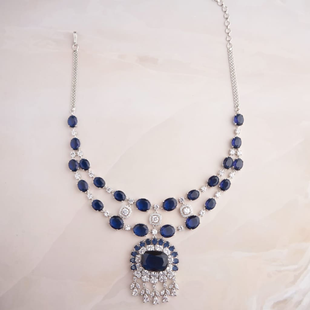 Noreen Necklace - Blue