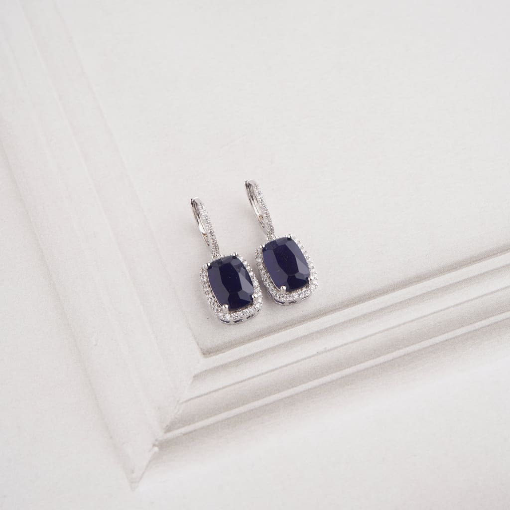 Orla Earrings - Blue