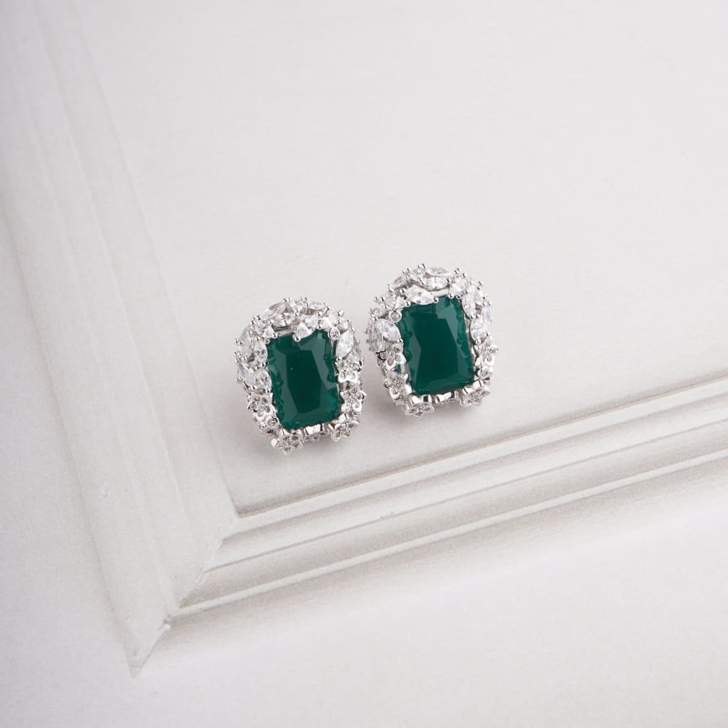 Ove Earrings - Green