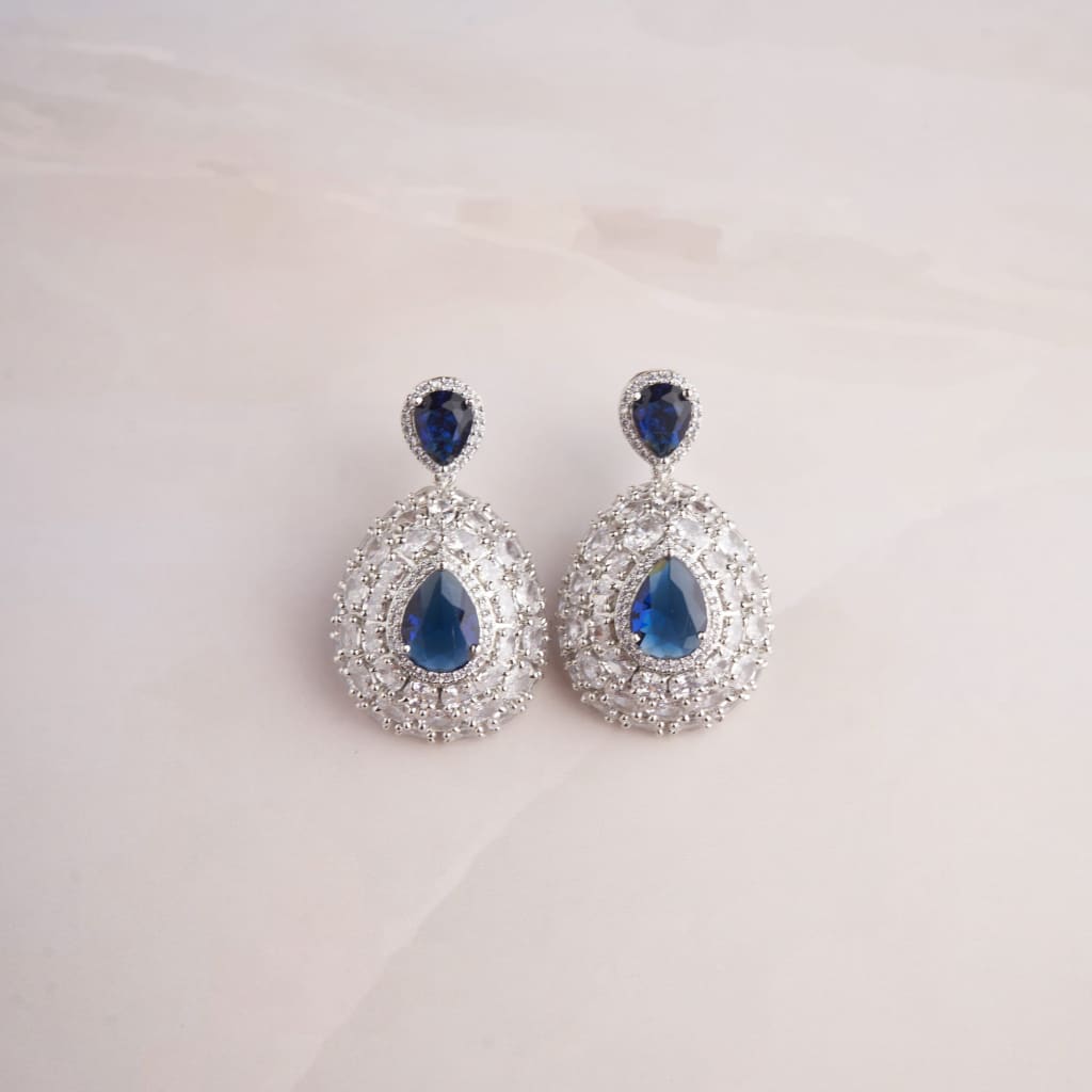 Parnavi Earrings - Blue