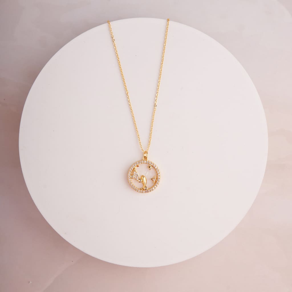 Pisces Zodiac Chain - Gold