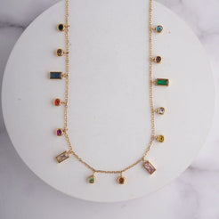 Rainbow Charm Necklace