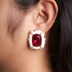 Rivi Earrings - White