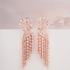 Riya Earrings - Rose