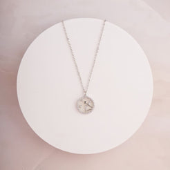 Sagittarius Zodiac Necklace - Silver