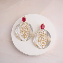 Sohvi Earrings - Red