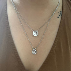 Solitaire Layered Necklace