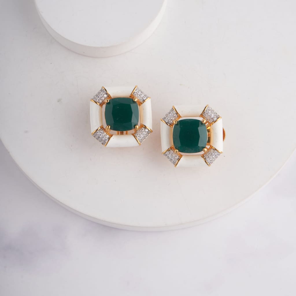 Susan Earrings - White