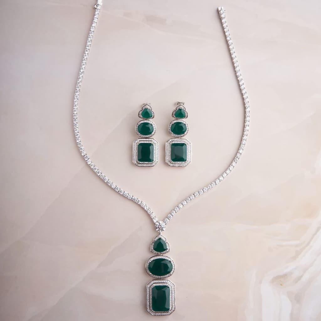 Toria Necklace - Green