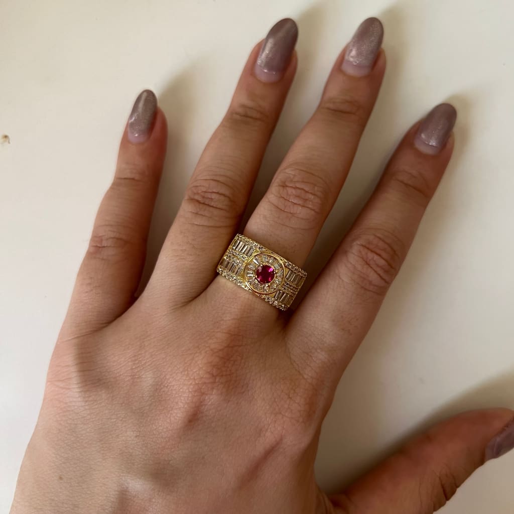 Twi Baguette Ring