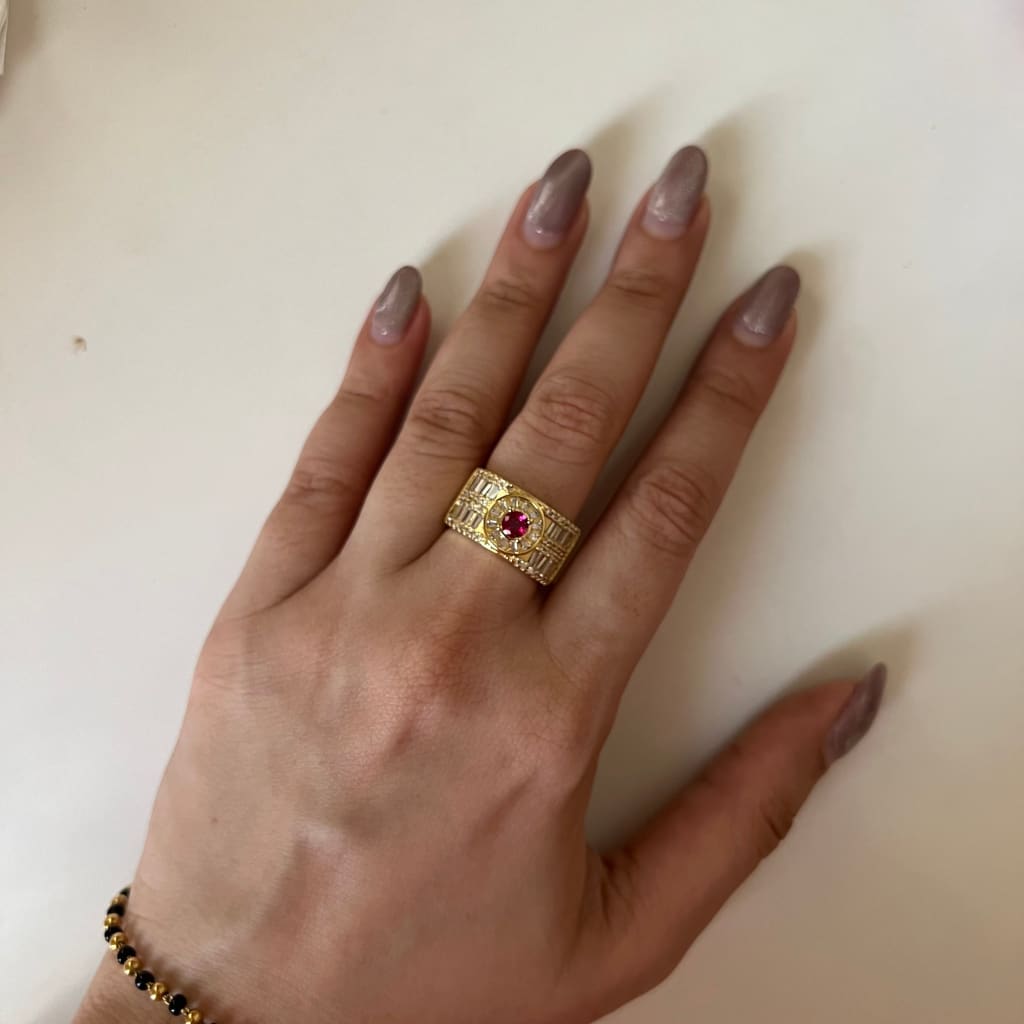 Twi Baguette Ring