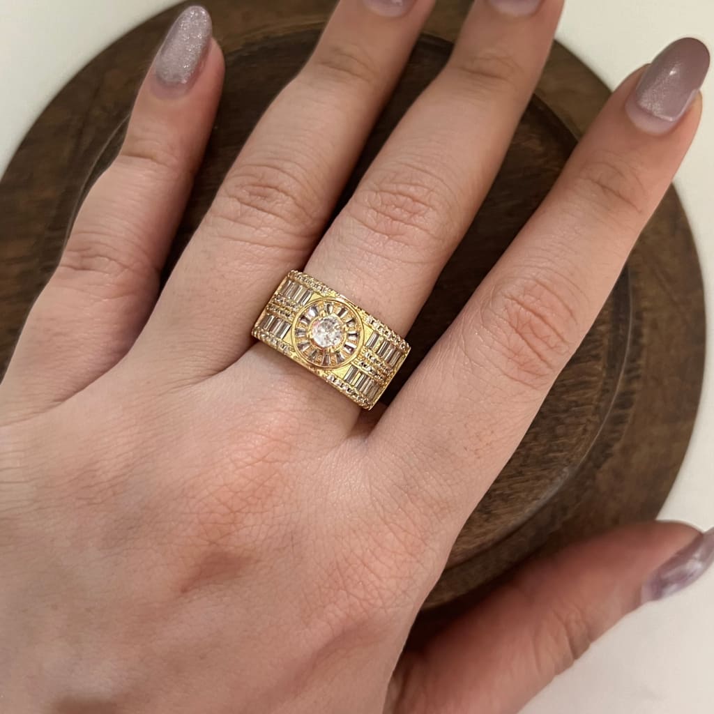 Twi Baguette Ring