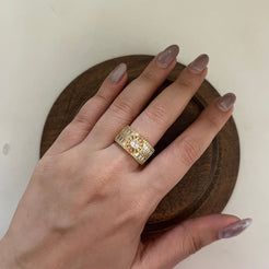 Twi Baguette Ring