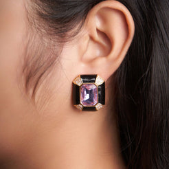 Vina Earrings - Black